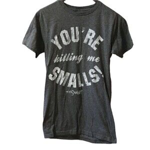 The Sandlot Gray Crewneck "Your Killing Me Smalls" Graphic Movie T-Shirt Small